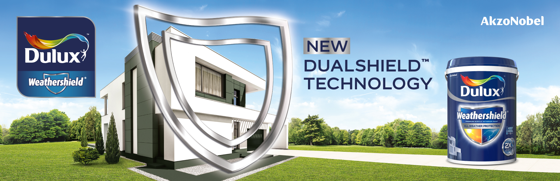 Dulux Weathershield double protection